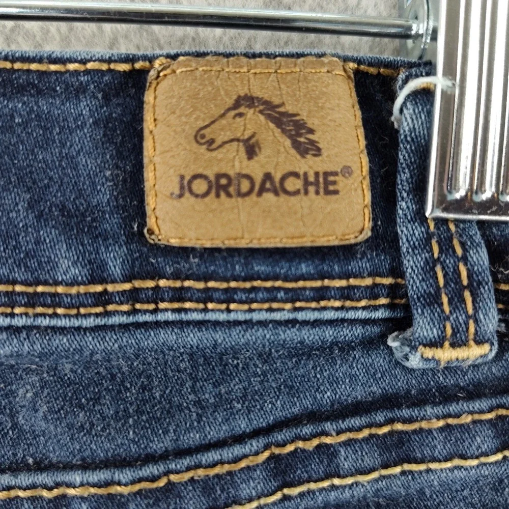 Jordache Girls Jeans Size 5 Reg Skinny‎ Distressed Adjustable📸SEE PICS📏📸